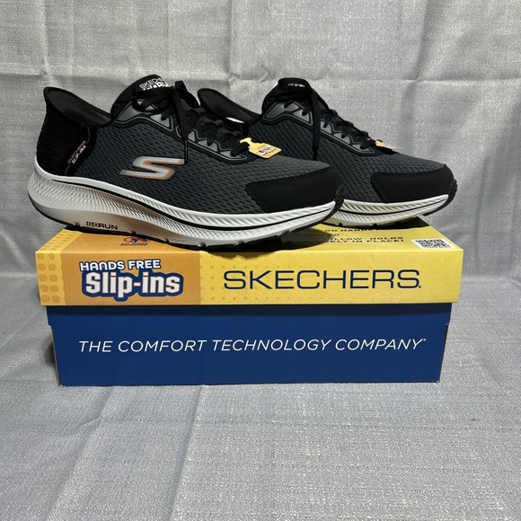 Skechers Men's Slip-ins Go Run Consistent 2.0 EmpoweredSZ 13 Memory Foam Black
